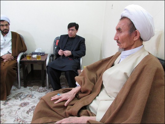 دیدار دبیر کل حزب ملت افغانستان با معظم له